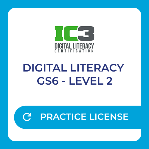 IC3 Digital Literacy Level 2 - Practice License