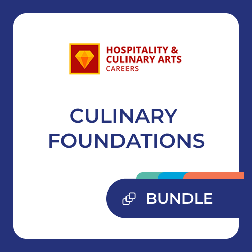 Hospitality and Culinary Arts Culinary Foundations - Single Title Bundle + Retake