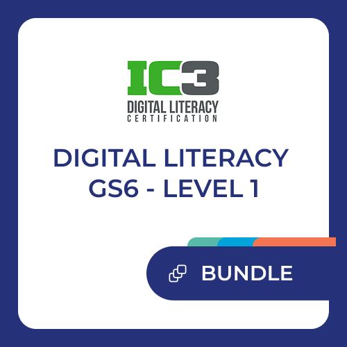 IC3 Digital Literacy Level 1 - Single Title Bundle