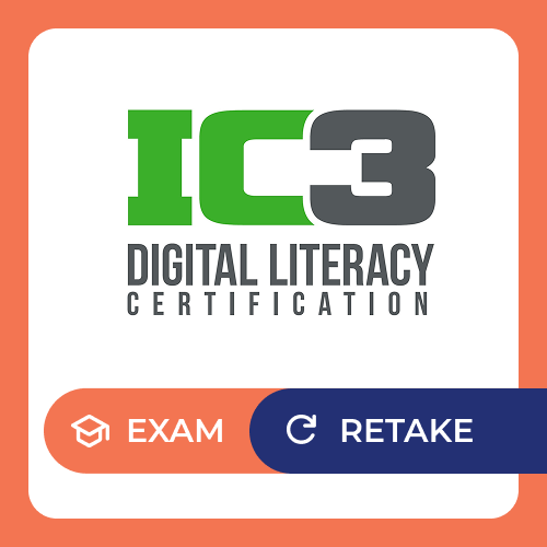 IC3 GS6 Digital Literacy - Exam Retake Add-On