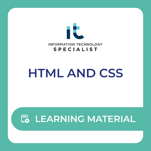IT Specialist HTML and CSS Learning Material