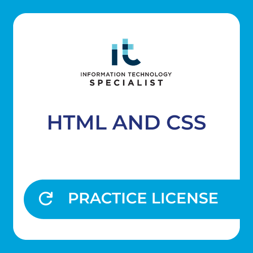 IT Specialist HTML and CSS - Practice License