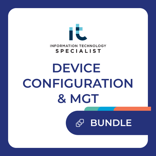 IT Specialist Device Configuration and Management - Single Title Bundle + Retake