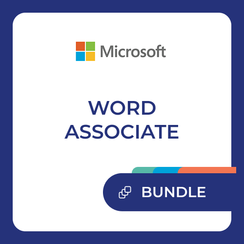 Microsoft Word Associate MS 365 (MO-110) - Single Title Bundle + Retake
